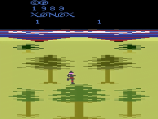 Robin Hood/Sir Lancelot: The Joust title screen for Atari 2600